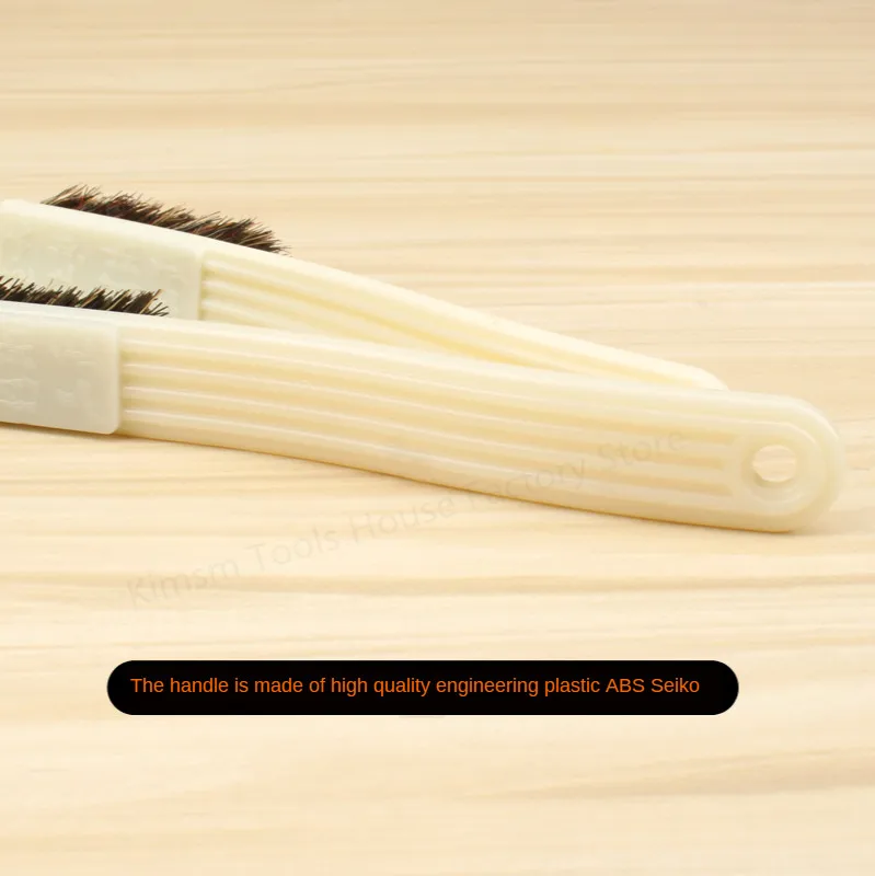 Wenwan Shoe Boot Cleaning Brush Pig Bristles Soft Hard Brush Portable Bodhi Walnut Carving Polishing Hand Rust Removal Tools