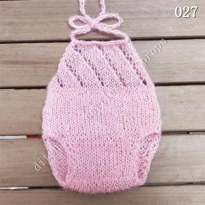 Newborn Photography Props Mohair Pants Handmade Baby Clothing