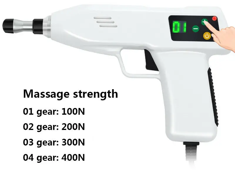 Electric Correction Gun Massager 4Level 10Heads Adjustable Chiropractic tools Hot sale