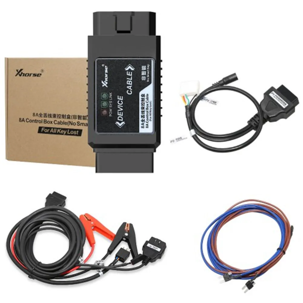 Xhorse VVDI for Toy-ota 8A Non-Smart Key All Keys Lost Adapter Without Disassembling IMMO Box