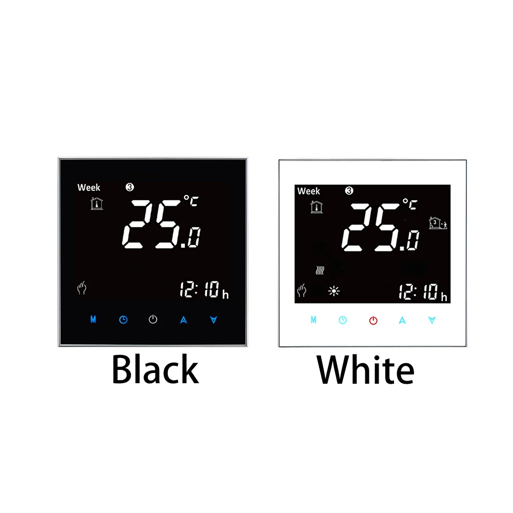 Tuya-termostato digital para ar-condicionado, wifi e controle de temperatura, 110v e 220v