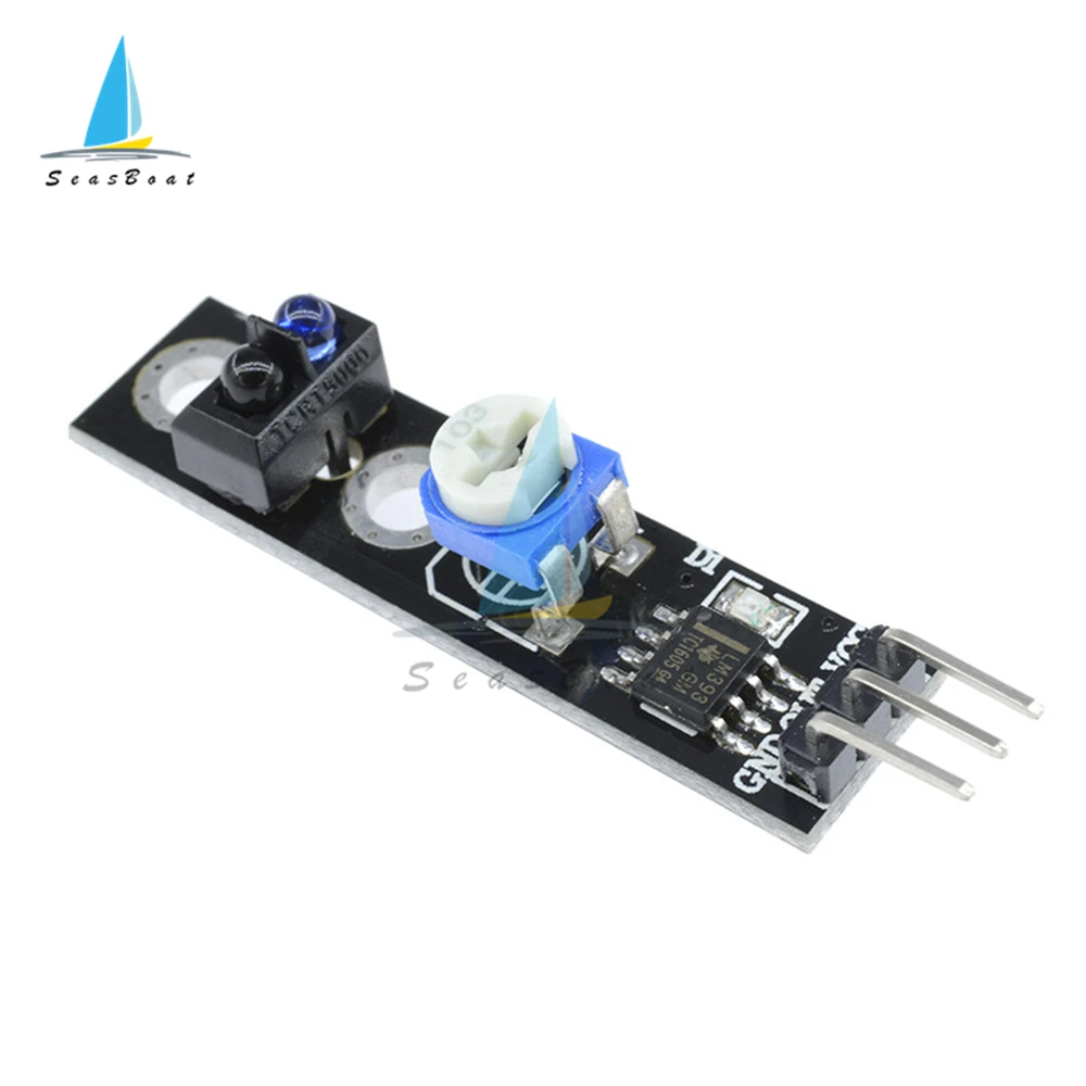 10PCS/lot IR Infrared Line Reflection Track Follower Sensor TCRT5000 Obstacle Avoidance For Arduino AVR ARM PIC DC 3.3V-5V