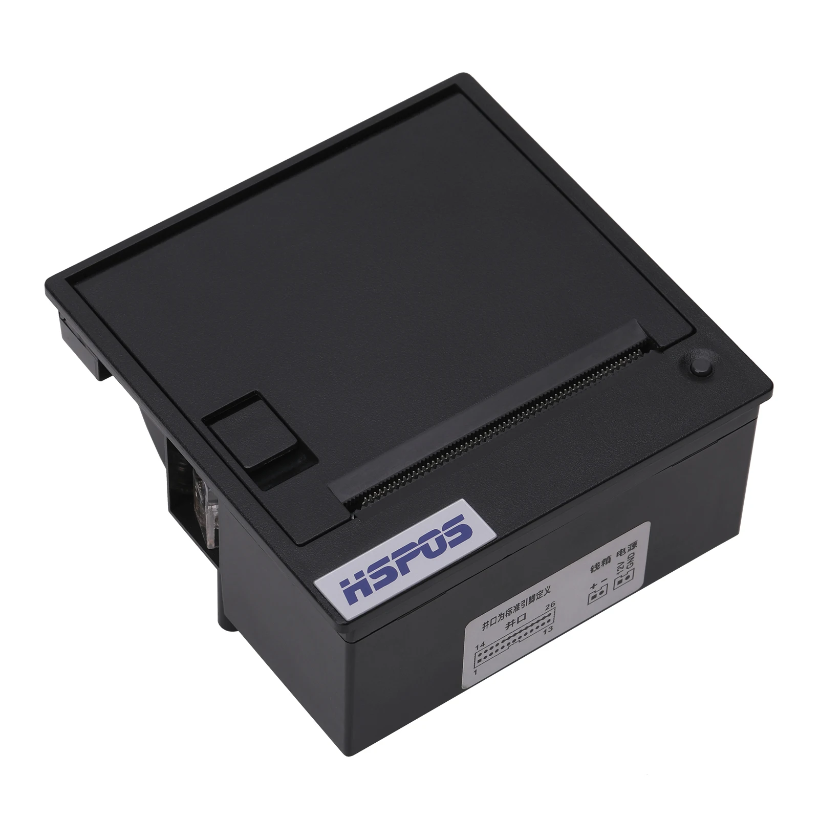 HSPOS Mini Thermal Receipt Printer 2 Inch Thermal Panel Printer 12V Free SDK for Self-service Instrument HS589D