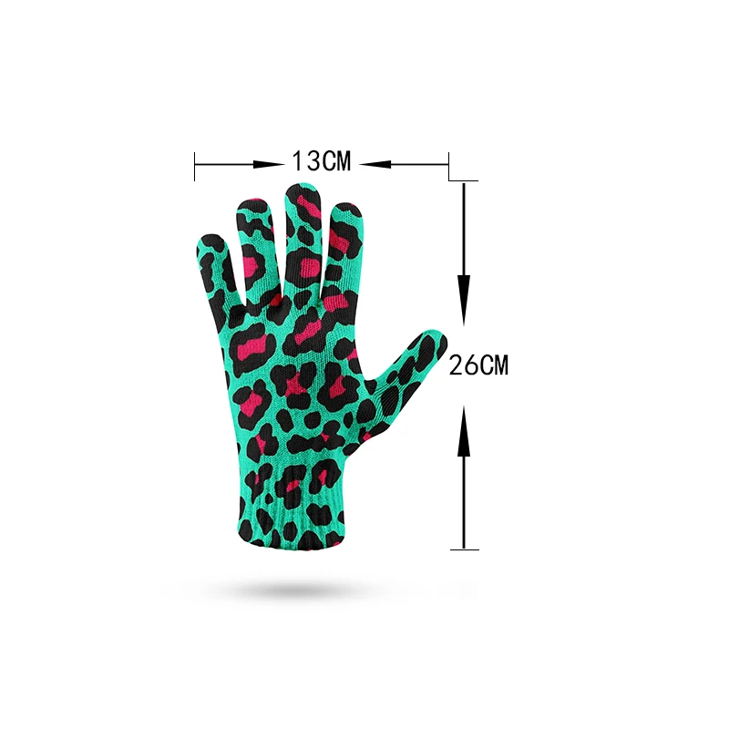 3D Printed Animal Women Knit Gloves Fashion Casual Ladies Winter Glove Unisex Autumn Warm Outdoor Work Gloves Luvas De Senhora