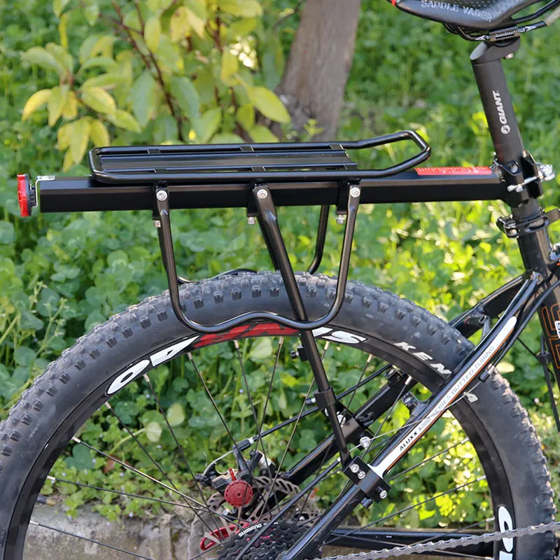 Deemount Bicycle Luggage Carrier Cargo Rear Rack Shelf Cycling Bag Stand Holder Trunk Fit 20-29\'\' Mtb &4.0\'\' Fat Bike