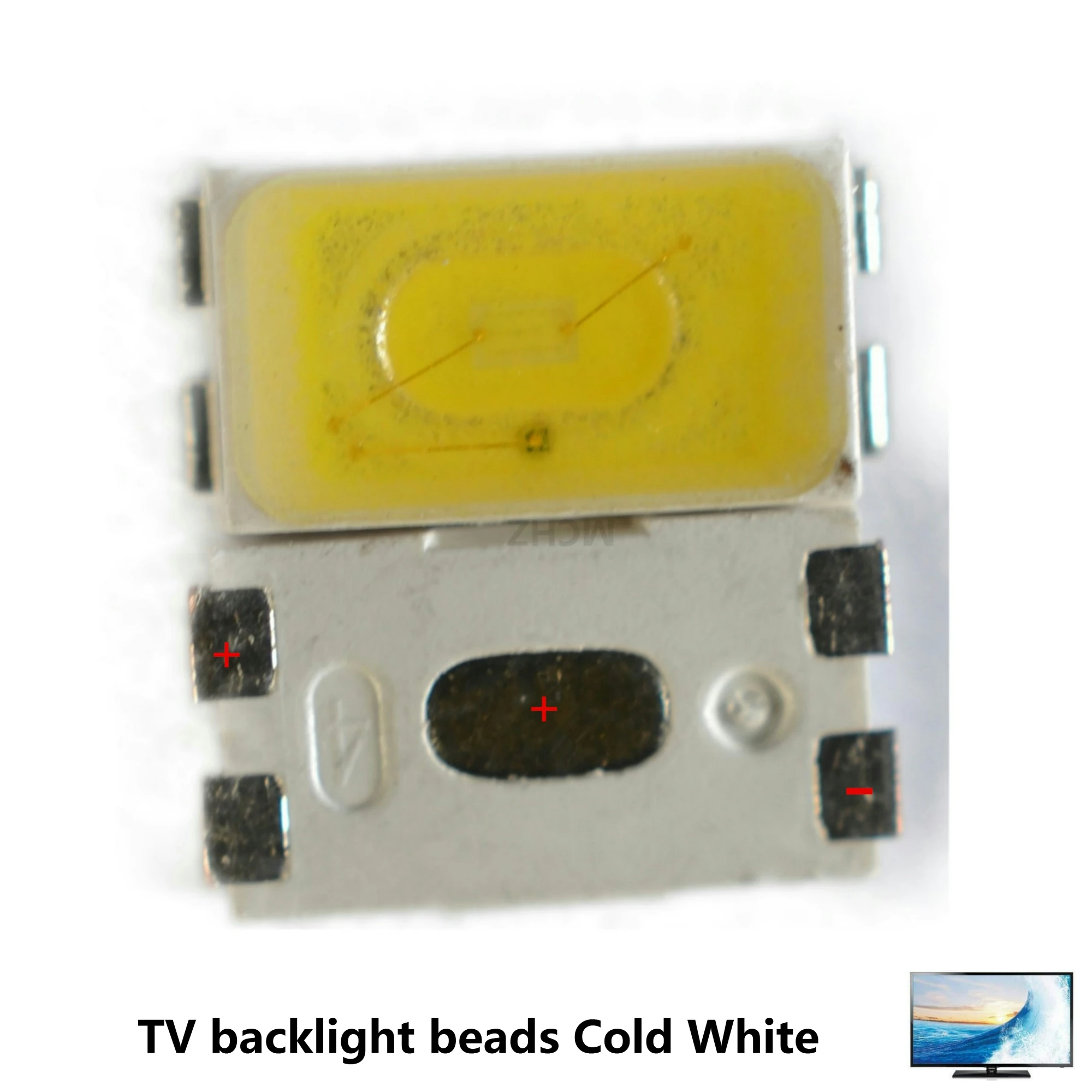 200pcs 5630 TV backlight LED Backlight 0.5W 3v 5630 FOR Replace Cool white LCD Backlight for TV Application