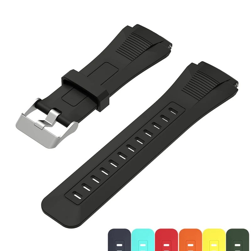 20mm 22mm Strap Soft Universal Silicone Band Sport Waterproof Replacement Bracelet For HuaWei SIKAI Smart Watch Accessories