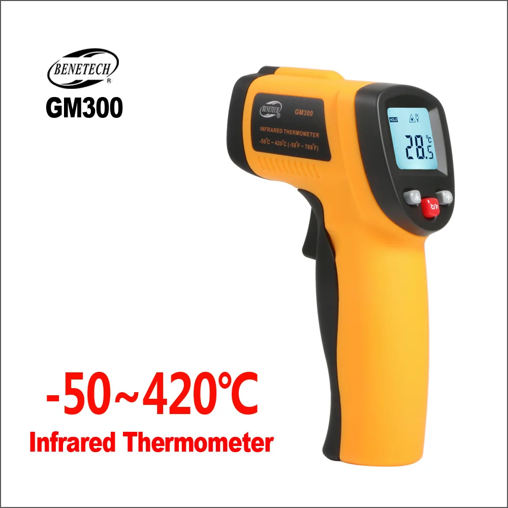 BENETECH Infrared Thermometer Digital Laser Thermometer Hygrometer Temperaure Sensor GM300/GM550 Handheld Outdoor IR Thermometer