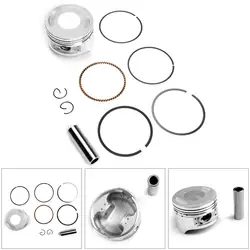 Artudatech 63.50mm 64mm Piston Kit For Honda CG200 CG 200 4 Stroke Engine 200cc 13101-LA66-0400 13011-427-00