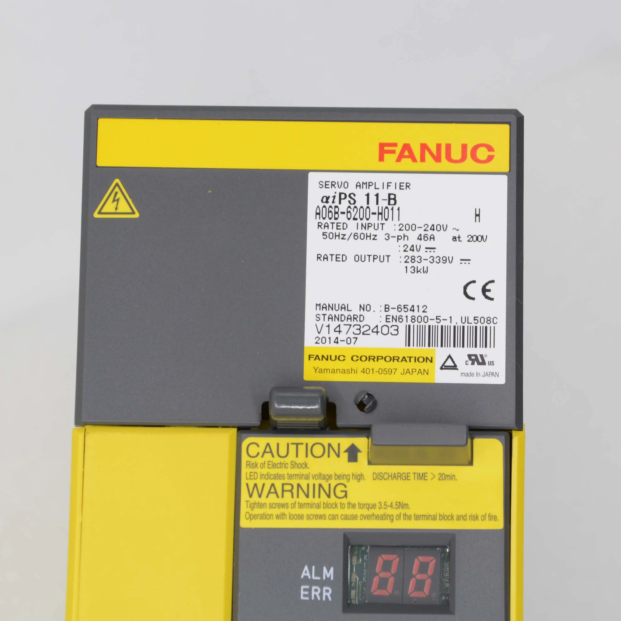 A06B-6200-H011 FANUC Servo Drive Amplifier Tested ok A06B6200H011