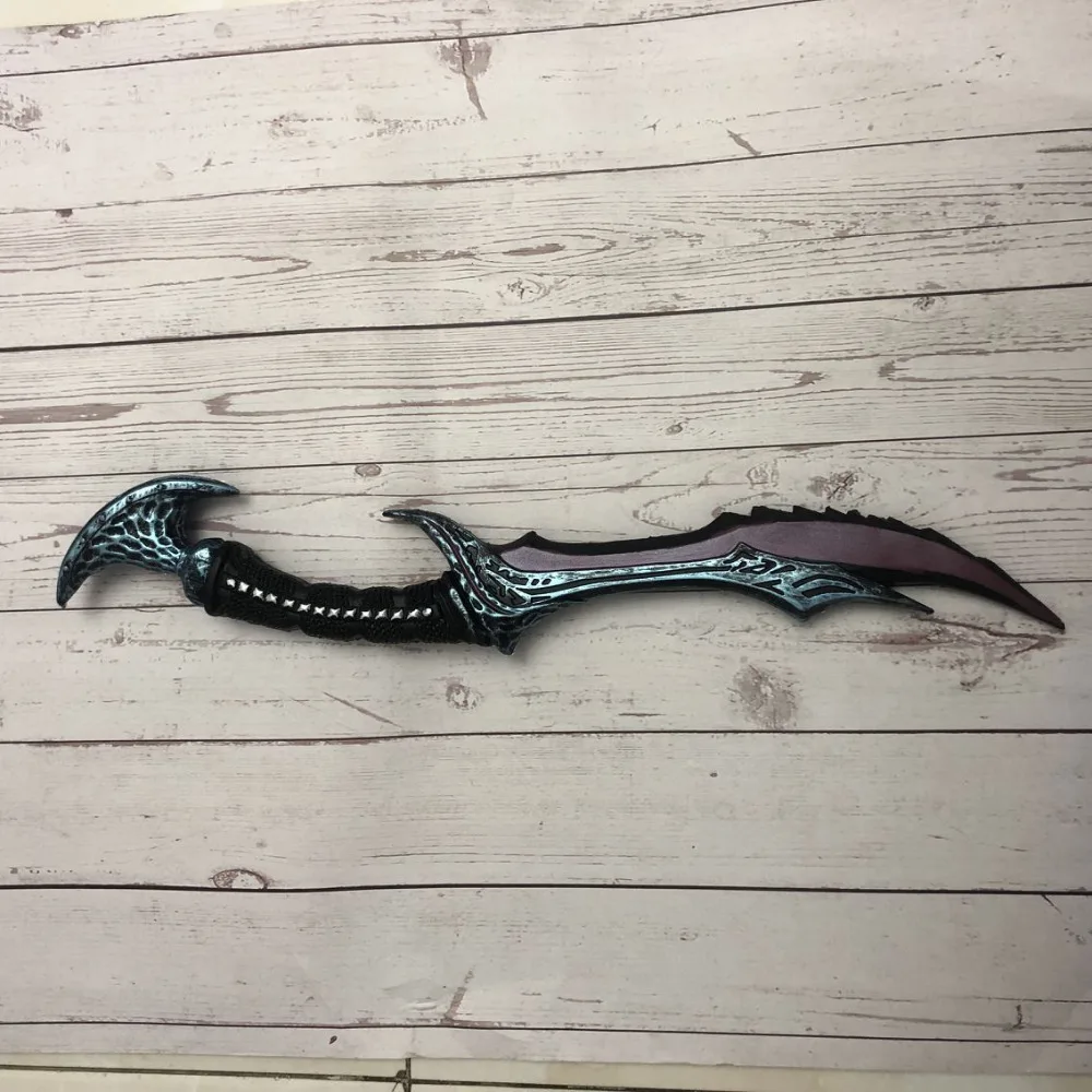 1: 1 arma anti cos scythe vyse feiticeiro elf jogo anime prop role play modelo presente do plutônio 50cm