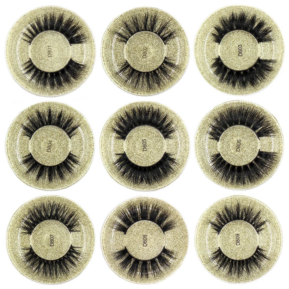 FOXESJI Lashes 3D Mink Eyelashes Thick Fluffy Soft Eyelash Extension High Volume Natural False Eyelashes Makeup Mink Eye Lashes