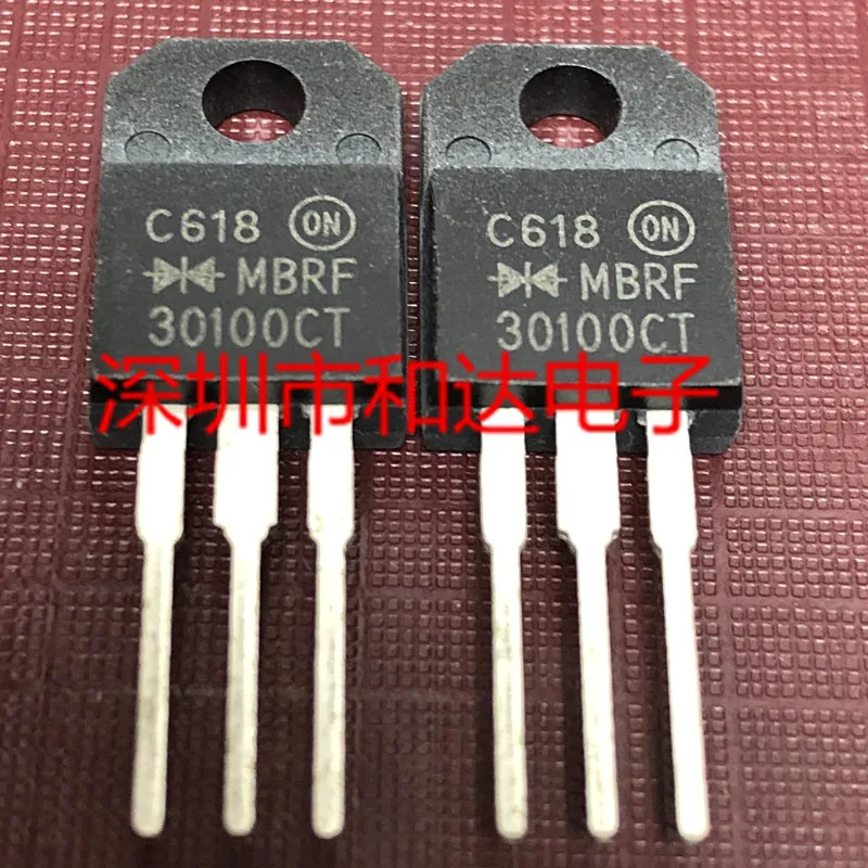 MBRF30100CT  TO-220F 100V 30A