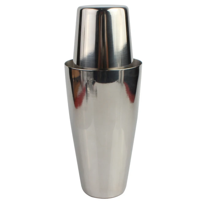 Professional Stainless Steel Cocktail Shaker Tin on Tin Classic Bartender Cocktail Shaker Boston Shaker Drink Party Bar Tools