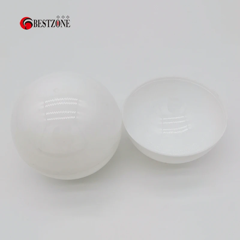 100Pcs/Lot Diameter 75 MM 3'' Strong White Empty Plastic Capsules Toy Balls Container Round For Vending Machine