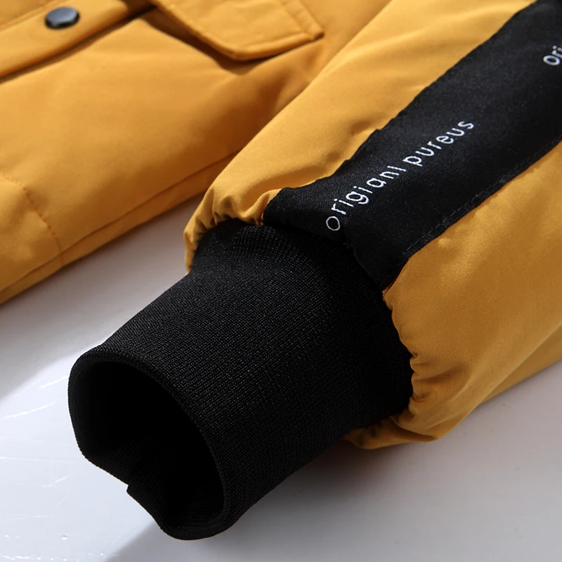 2021  Teens New Winter Men's Down Jacket Stylish Male Down Coat Thick Warm Man Clothing Brand Men's Apparel Warm Parka 1910