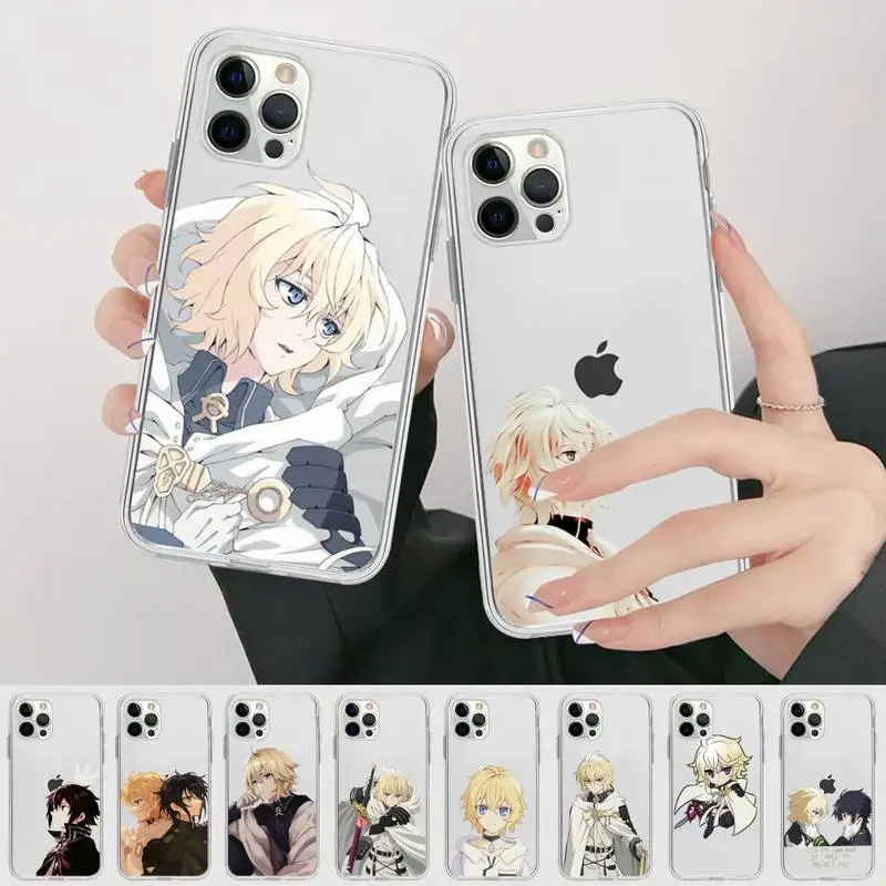 Seraph of the end Phone Case for iPhone 13 12 mini 11 pro Xs max Xr X 8 7 6 6s Plus 5s cover