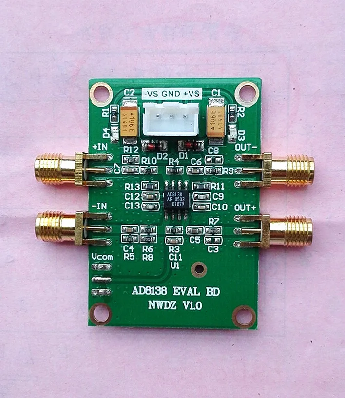 Ad8138 Single Ended / Differential Amplifier High Speed ADC Drives Low Distortion and High Bandwidth If Amplifier