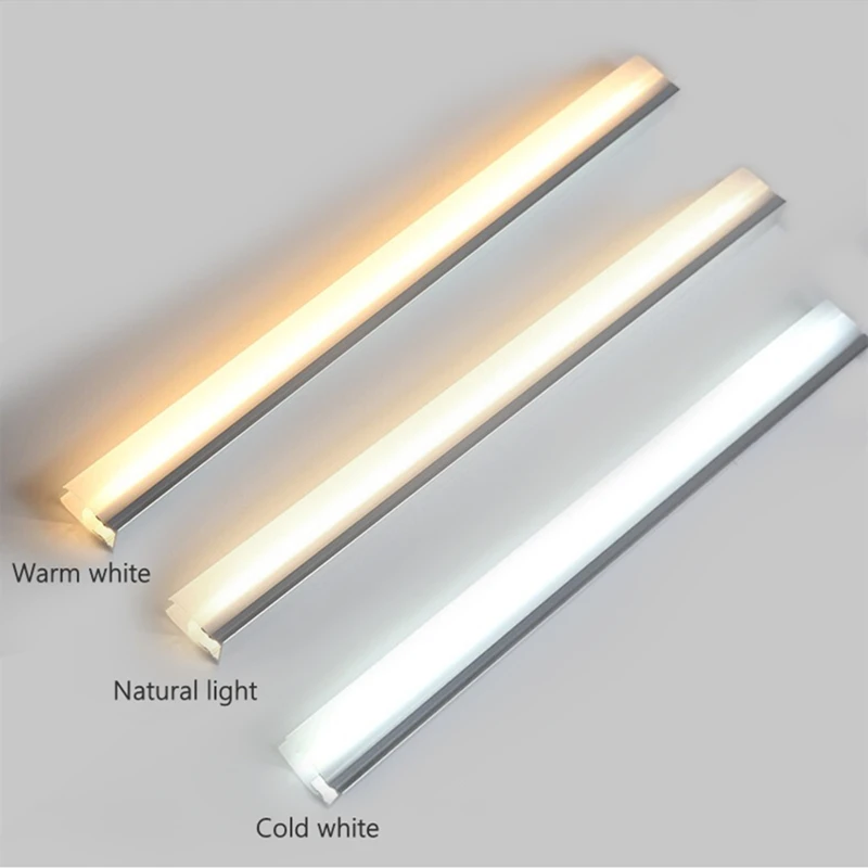 8mm LED Cabinet Layer Light Glass Shelf Splint Clip lamp Liquor Showcase Back Side Display Aluminium Strip Light Hand Sensor