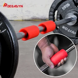 ROEGADYN-Non-Slip Grips for Dumbbell, Barbell Pad, Weightlifting Training, Silicone Handle, Palm Protection, 1 Pair