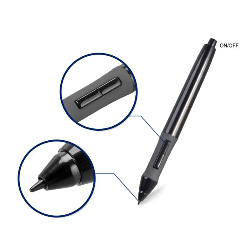 Stylet de dessin graphique pour tablettes Huion Ugee Funtuos Gaomon VIKOO LIJING, sans batterie AAA, batterie de rechange