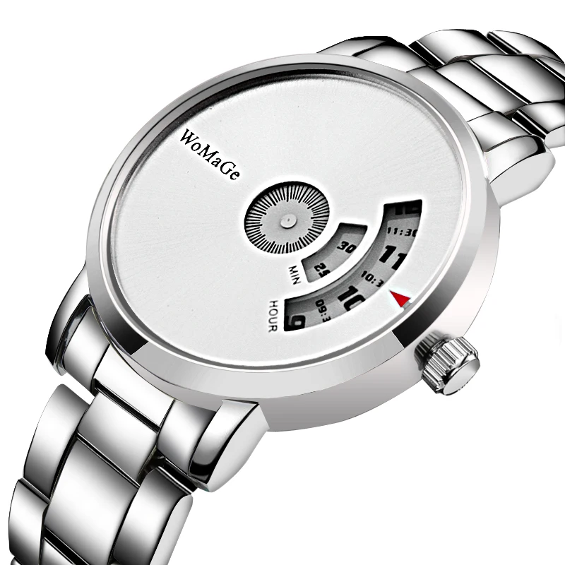Men's Creative Stainless Steel Luxury Watch
