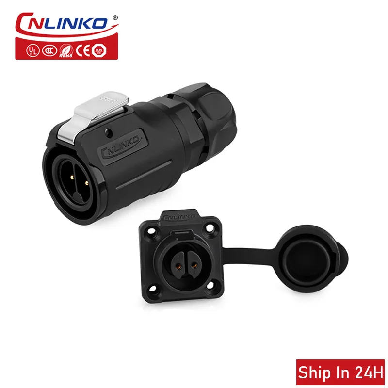 Cnlinko LP16 M16 2 3 4pin Connector wire connector Waterproof Plastic Electric Plug Socket Power Connector Free shipping