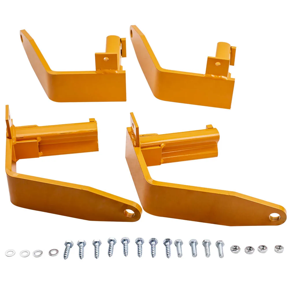 4x Orange Universal Stake Pocket Camper Tie Down for TDSF Full-size Pickups