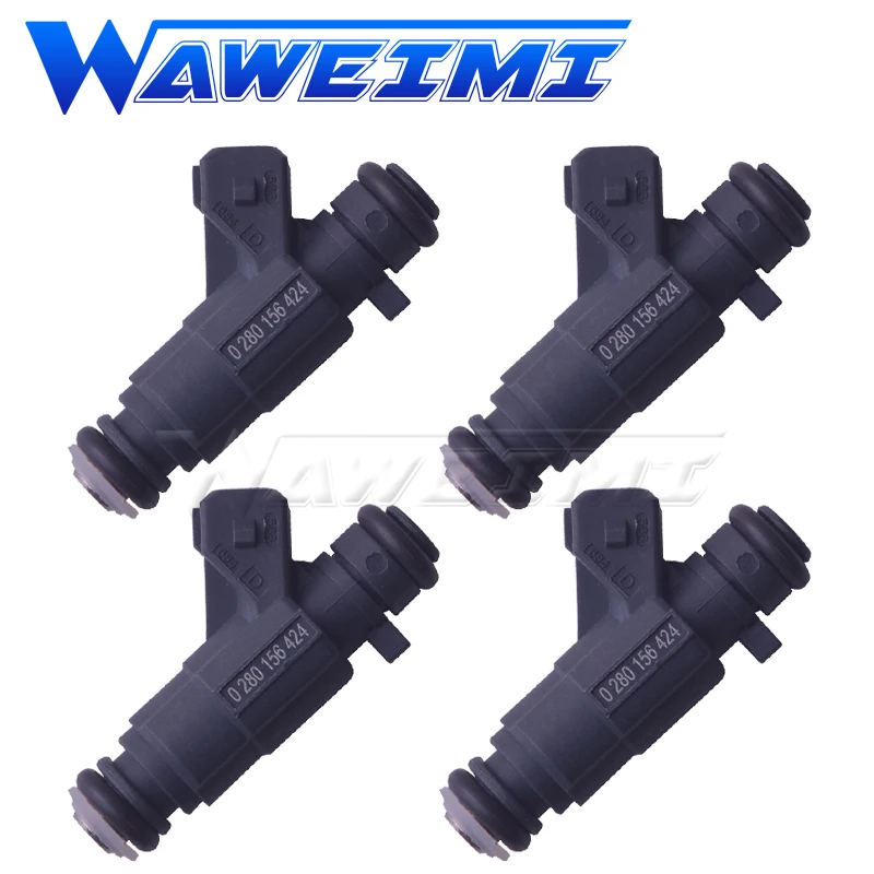 

WAWEIMI 4 Pieces OE 0280156424 Fuel Injector Nozzle For Chery Tiggo BYD 2.4L Chinese Car