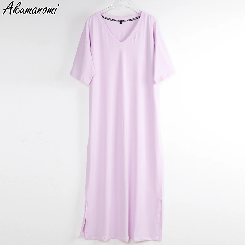 Oversized v neck plus size feminino maxi vestido 4xl 5xl 6xl 7xl 8xl 9xl 10xl verão casual solto longo coreano harajuku boho vestidos