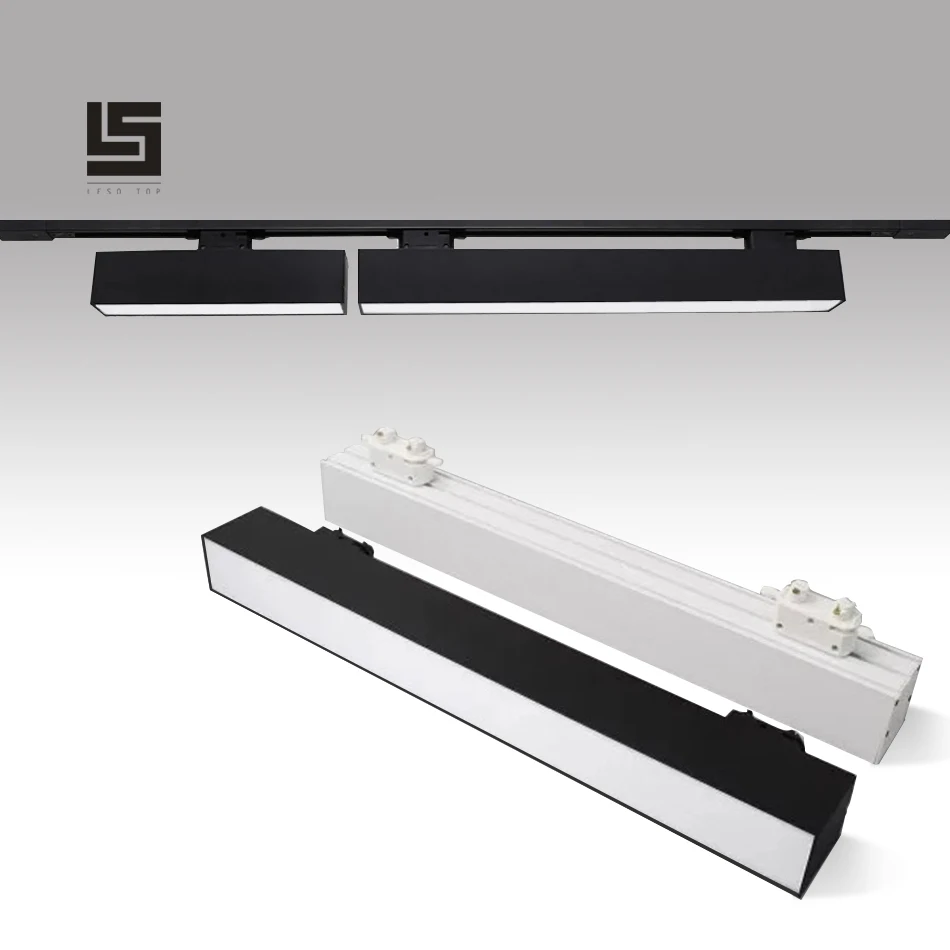 

2019 NEW 60cm LED Track Light line light 20W creative linear long strip office corridor Store Mall Exhibition ceiling line lamp