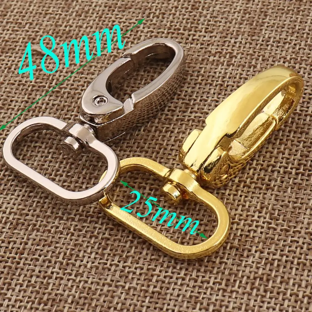 

10 pcs Lobster Swivel Clasp Gold/Silver Hook Purse Clip Clasps Claws Buckle Gate Bag Purse Handbag Clasps Purse Hook 1"