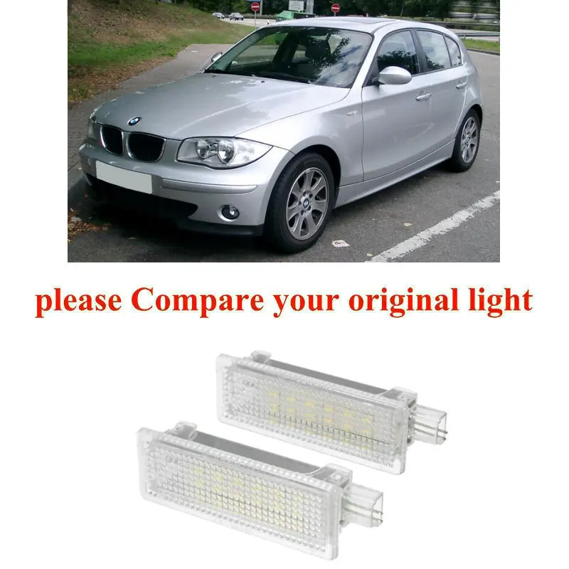 

2pc Car Accessories Special Car Footwell light Lamp For BMW E81 E87 E87N E90 E90N E92 E93 E65 E66 E67 E68 canbus error free