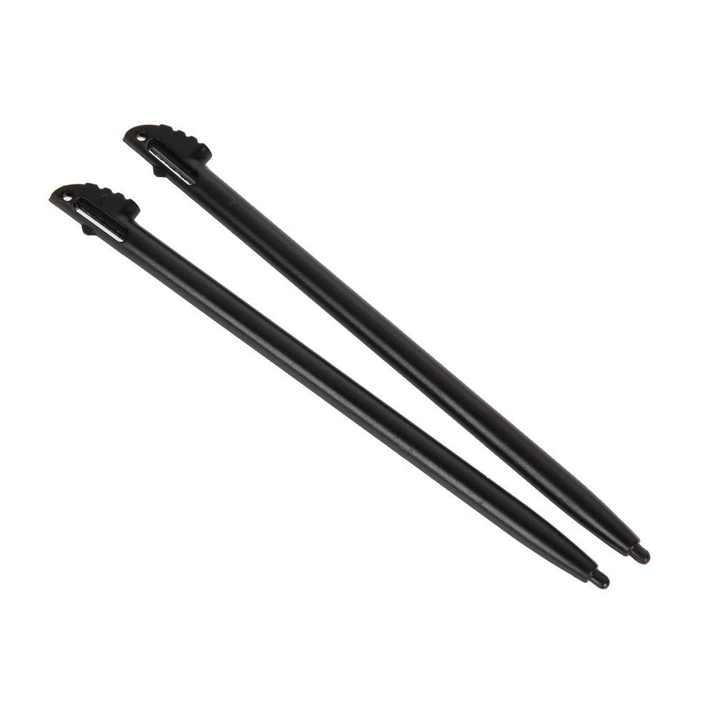 2Pcs/Pack Touch Screen Stylus Pen Black Plastic Gaming Touching Pencil for Nintendo 3DS XL LL Brand New Gaming Accessories