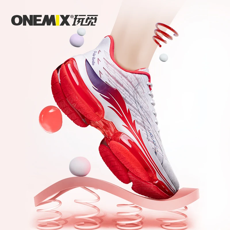 ONEMIX air cushion  Running Shoes for Men Air Cushion Athletic Breathable Damping Fitness Shoe Outdoor Women Casual Trainer