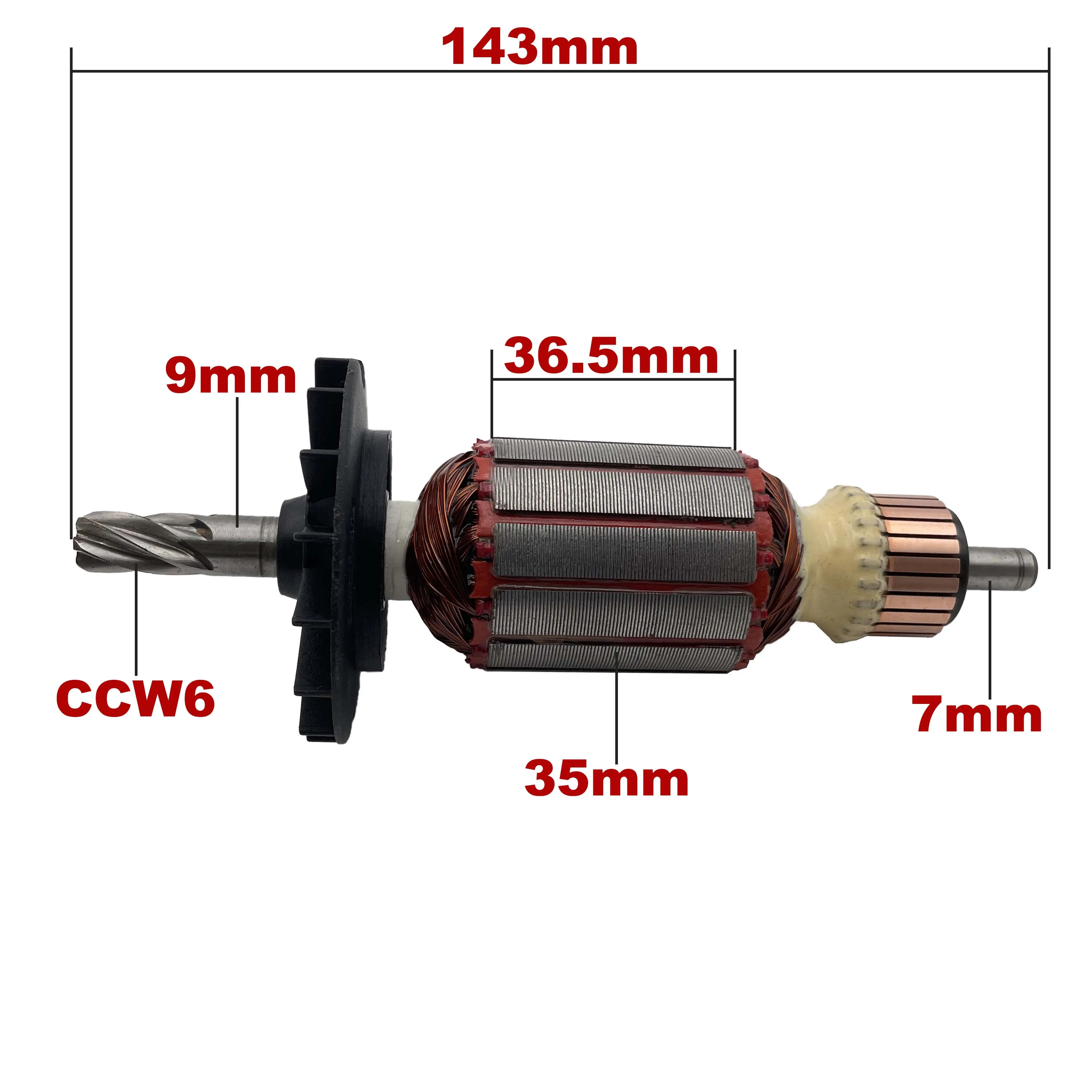 AC220V-240V المحرك الدوار مرساة الجزء الثابت لاستبدال المطرقة الدوارة BOSCH GBH2-22 GBH2-23 GBH2200