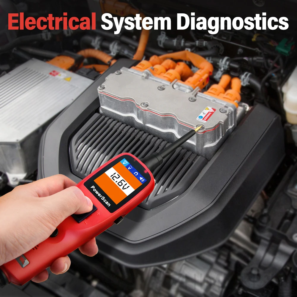 Autel PowerScan PS100 12V 24V Electrical System Auto Circuit Tester Power Probe BMS Short Open Finder Car Repair Diagnosis Tools
