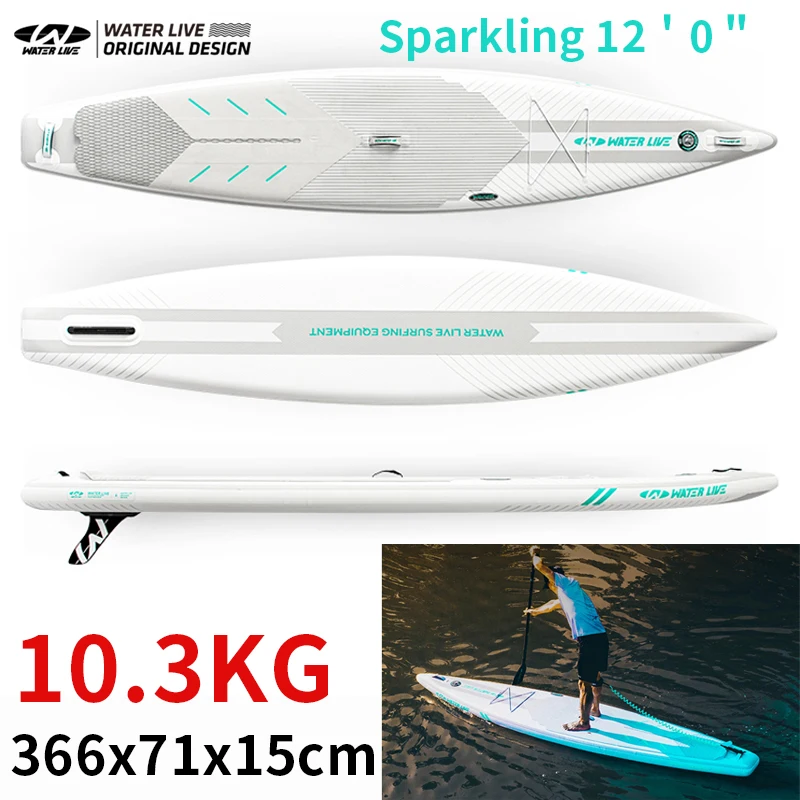 WATERLIVE SPARKING Aquatic Voyage Inflation Surfboard 12'0