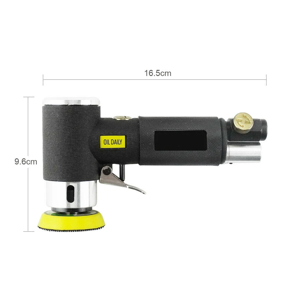 1'' 2'' 3'' Mini Air Sander Dual Action Random Air Orbital Sander Polisher Grinder Pneumatic Sander Sanding Tools Air Angle Poli