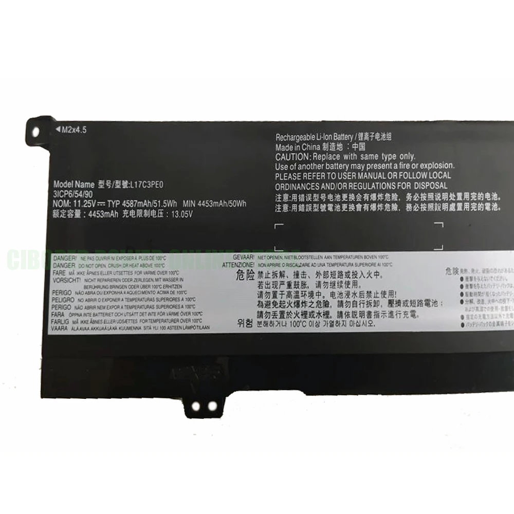 CP Laptop Battery L17C3PE0 L17L3PE0 5B10Q39196 5B10Q39197 For Yoga 730-15IKB 730-15IWL 730-15IKB(81CU) 730-15IWL-81JS Series