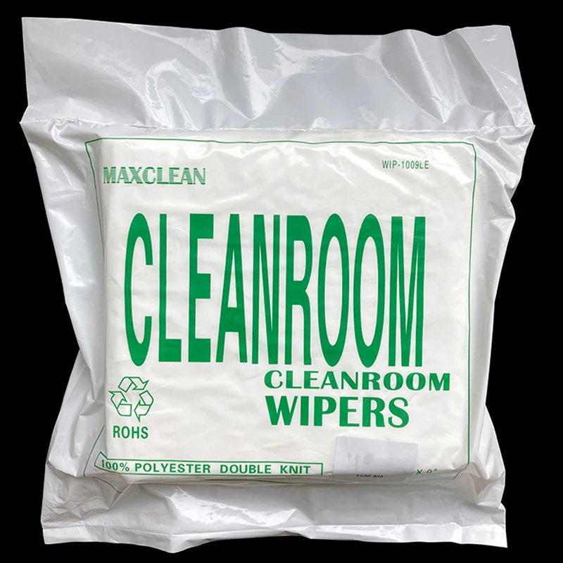 Wholesale 1009 Series 100% Polyester Cleanroom Wipers Class 100 Dust Free Cloth For Semi-conductor TFT LCD PCB Cleaning Wiper