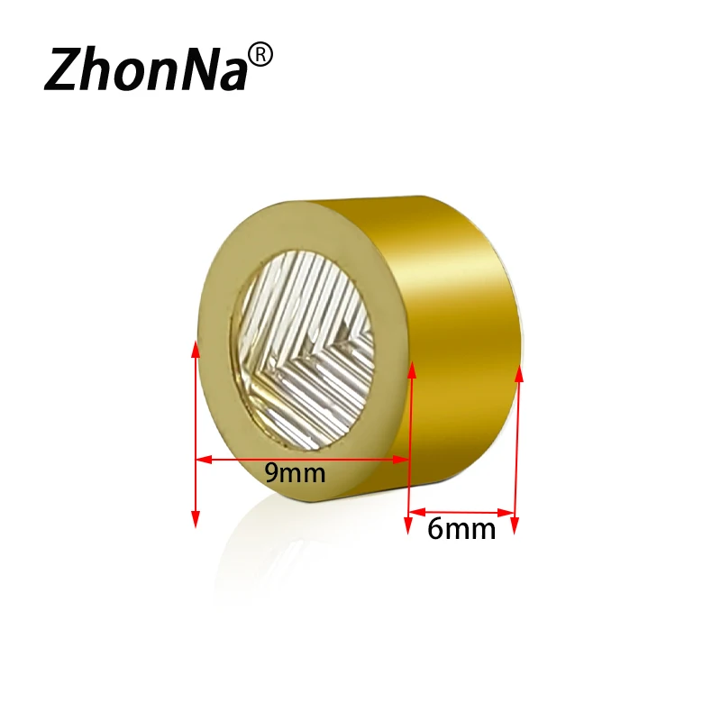 9mm Optical Focusing Lens Holder - Copper Shell, Professional Diode Laser Head Accessories for 8mm Cross/One Word Line Lens