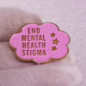 Kualitas Bagus Tidak Apa-apa untuk Tidak Baik-baik Saja Pin Enamel Lencana Kesadaran Kesehatan Mental Pin Kerah Bros Pencegahan Bunuh Diri Depresi 8 kesadaran bunuh diri penjualan terbaik - №