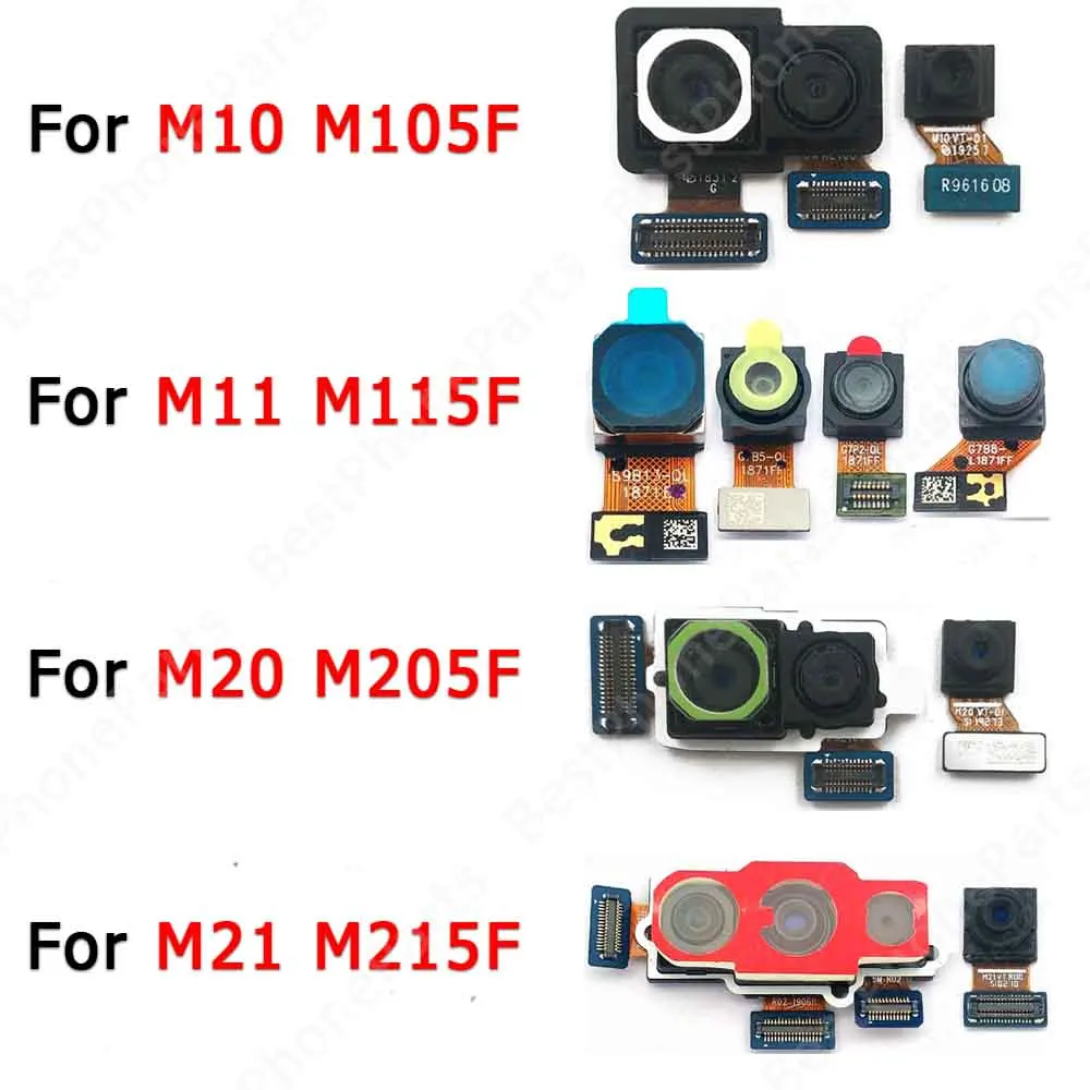 

Rear Front Camera For Samsung Galaxy M11 M10 M20 M21 Frontal Backside Back Facing Selfie Camera Module Flex Spare Parts