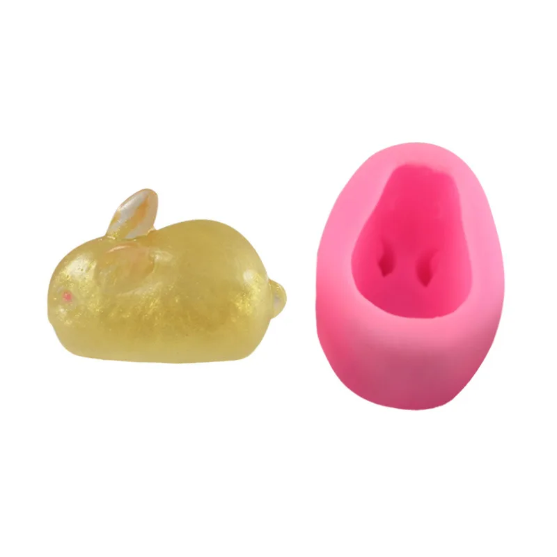 Spot Wholesale Small Rabbit Silicone Mould Mobile Phone Drop Mould XGY-167