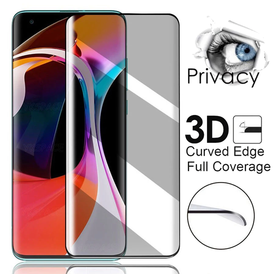 

3D Curved edge Privacy 9H Tempered Glass For OPPO Find X2 X3 Neo X5 X6 Pro X7 Ultra Anti Spy Peeping Glare Screen Protector