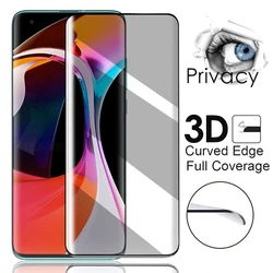 3D Privacy Tempered Glass For Xiaomi Mi 14 13 12S 12X 12 11 11i 10S Note 10 Pro Lite Ultra MIX 4 Anti Spy Screen Protector