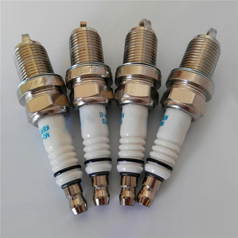 Car Iridium Alloy Spark Plug Iridium Glow Plugs Candles Ignition For Peugeot 508 2.0L 2.3L EW10A EW12A Engine