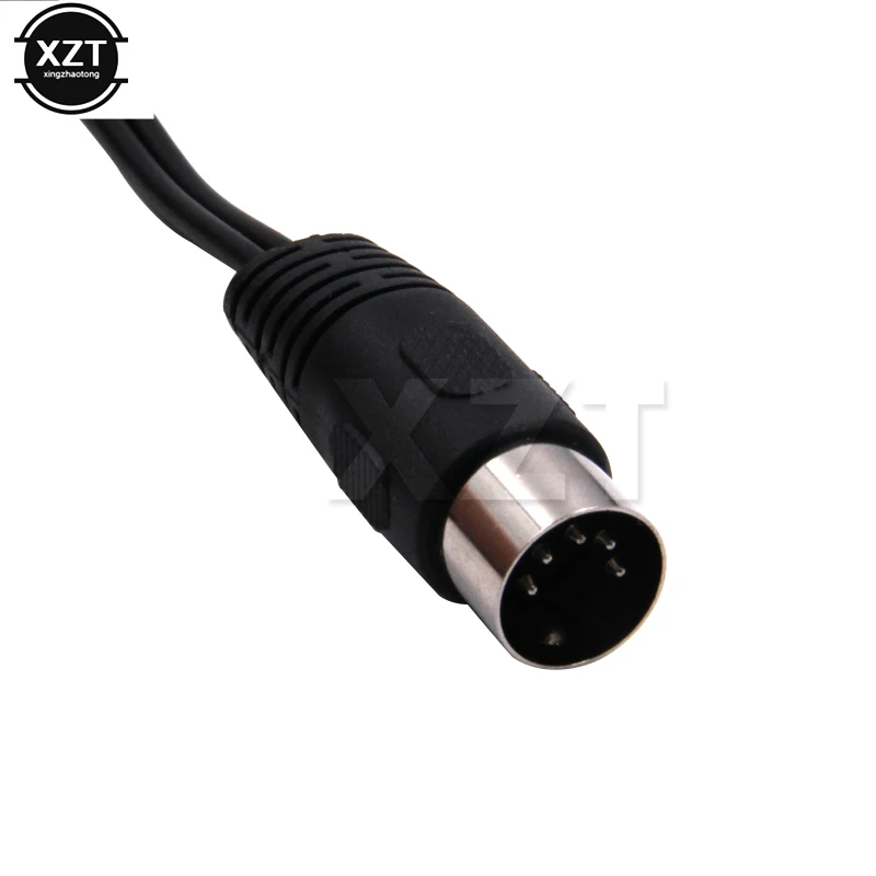 5-Pin DIN męski kabel MIDI do 2 podwójne złącze męskie RCA Adapter 0.5m/1.5m 5pin 2RCA przewód Audio dla Naim Quad System Stereo głośnik