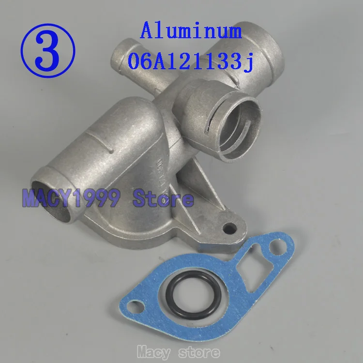 Aluminium alloy Cooling Coolant Hose Connector Supercharger Pipe fit For Golf MK4 Bettle A3 S3 TT Seat Leon 1.6 1.8T